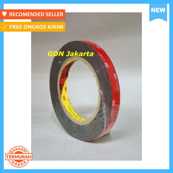 

3M Vhb Heavy Duty Mounting Tape 5952 Black, 12 Mm X 5.5 M Pengikat - Selotip & Double Tape