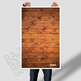 Alas BACKGROUND  Foto GULUNG Motif KAYU  JATI  BELANDA  50cm 