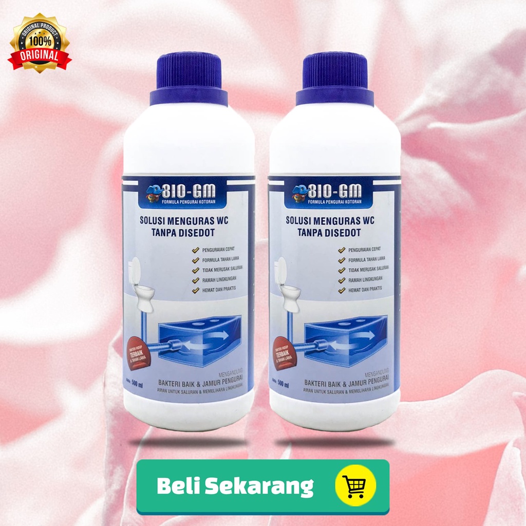 Mengatasi WC / Septic Tank Mampet, Penuh, Luber [BIO GM 500ml] BEST SELLER