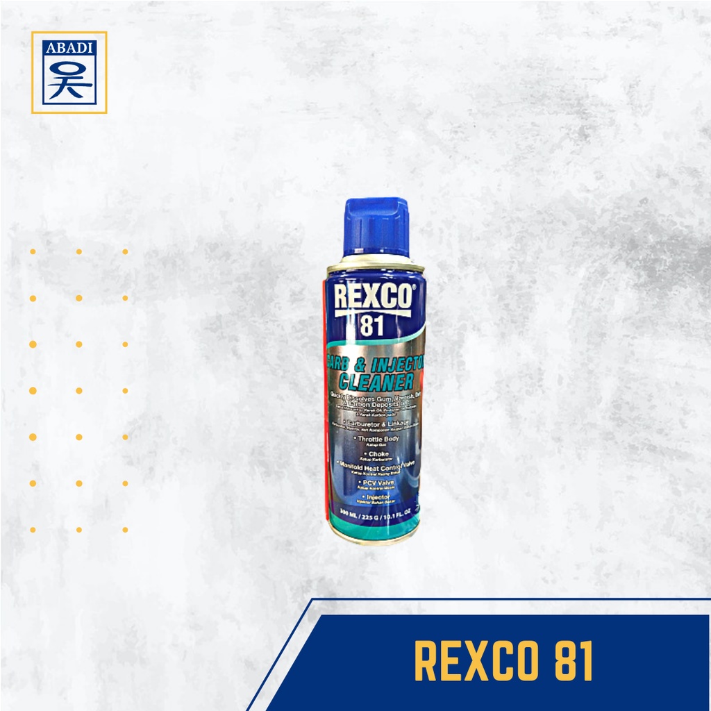 REXCO 81 CARB & INJECTION CLEANER 300 ML
