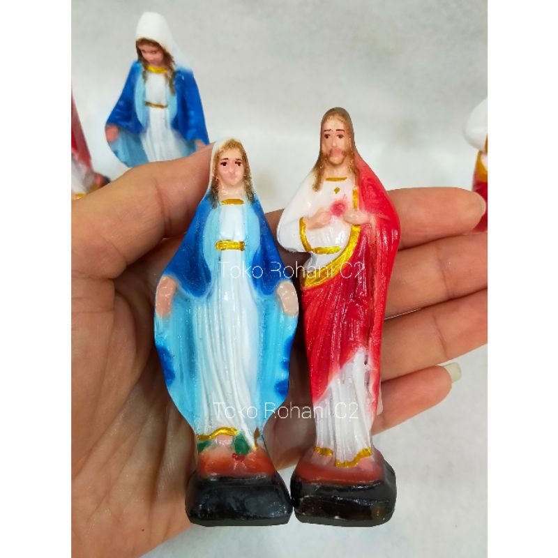 Patung Maria / Yesus 10cm (4739) RF - Patung Maria - Patung Yesus