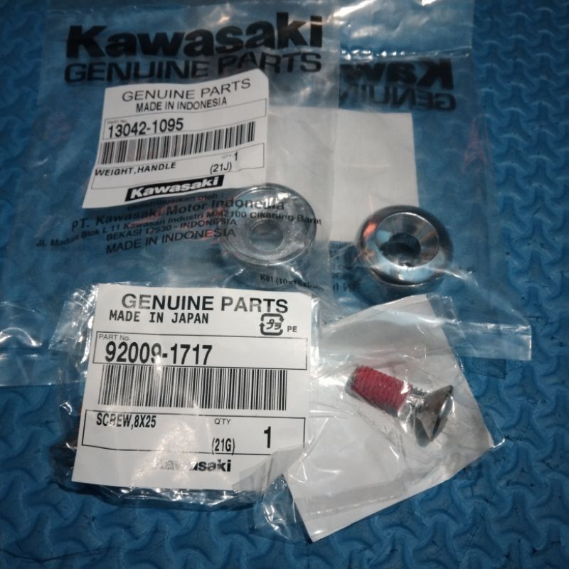 jalu stang bandul stang stir kaze plus baut pnp ninja r rr ss original Kawasaki