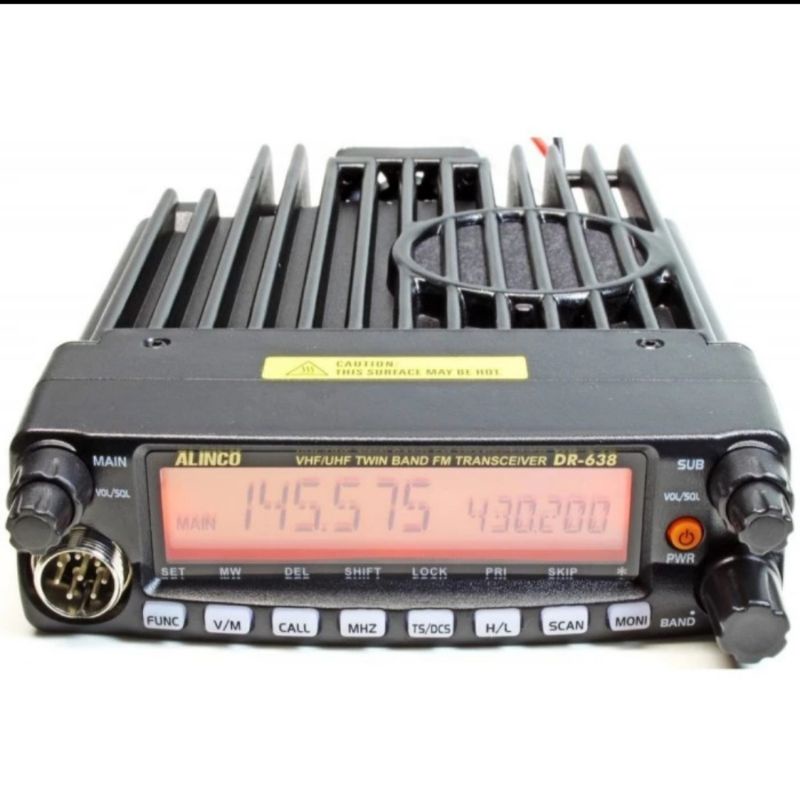 RADIO RIG MOBIL ALINCO DR-638 DUALBAND GARANSI DR638 RIG DUALBAND