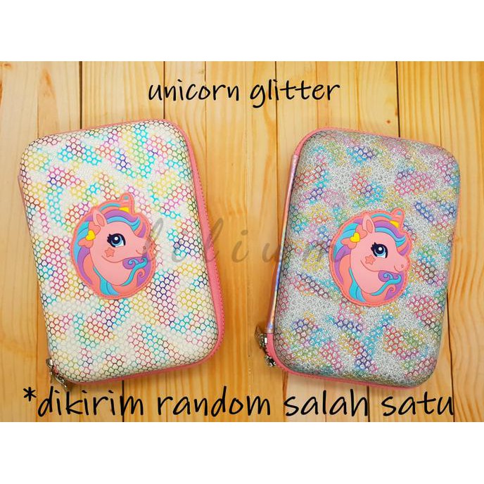 

Kotak pensil hardcase unicorn glitter premium seperti smiggle