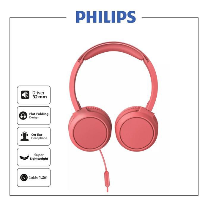 Philips Headphone On Ear with Mic TAH4105 - Garansi Resmi ANP 1 Tahun