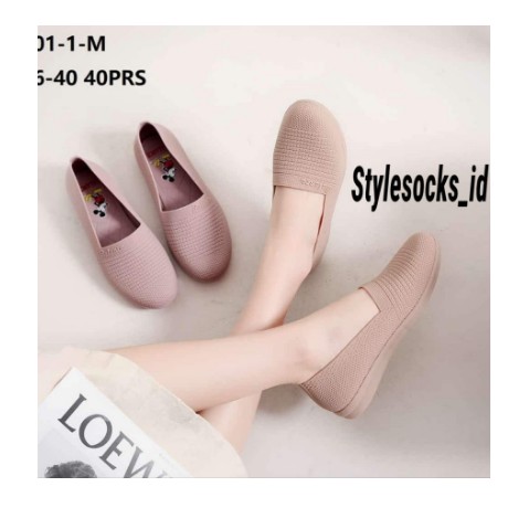 SEPATU JELLY WANITA MERK BALANCE / SEPATU KARET WANITA IMPOR