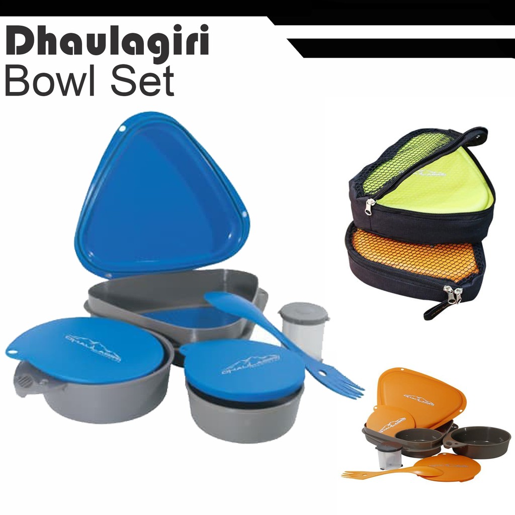 Bowl Set Peralatan Makan Camping - Dhaulagiri Ori | Shopee Indonesia