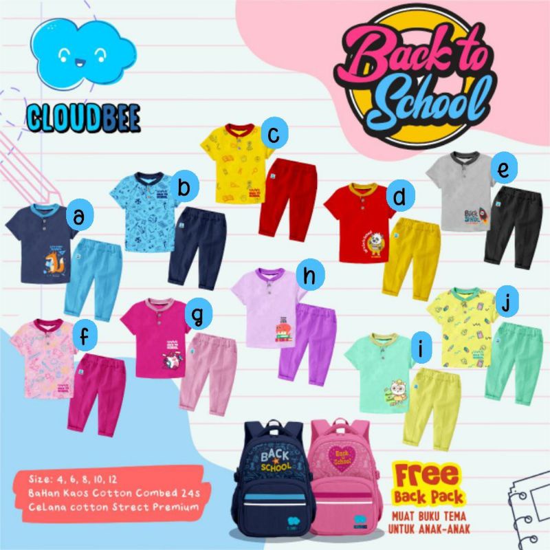 Setelan Cloudbee Back To School
