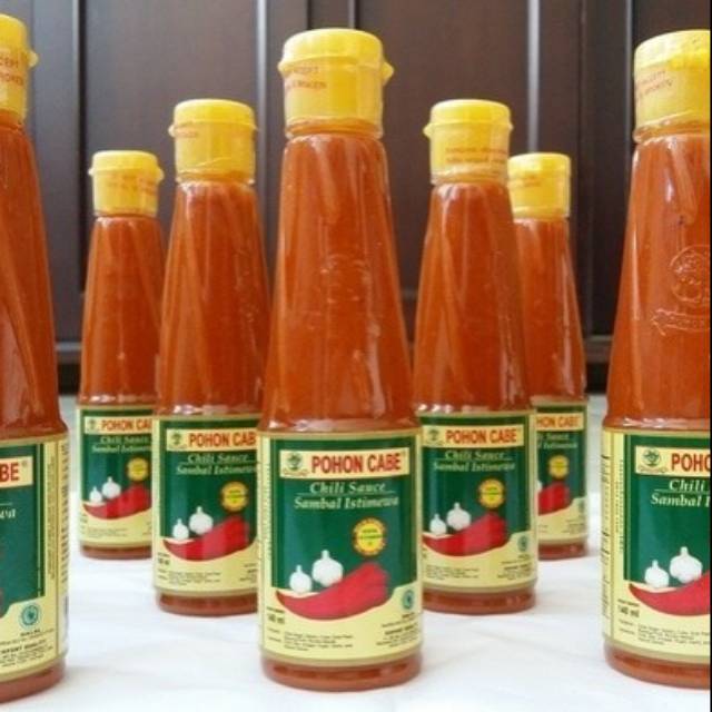 

Sambal saos Pohon Cabe 140 ml pedas kemasan kecil rasa enak