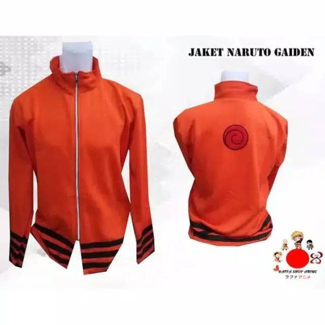 JAKET SWEATER HOODIE PRIA-WANITA ANIME NARUTO HOKAGE GAIDEN COSPLAY-JAKET TERLARIS-JAKET COSPLAY