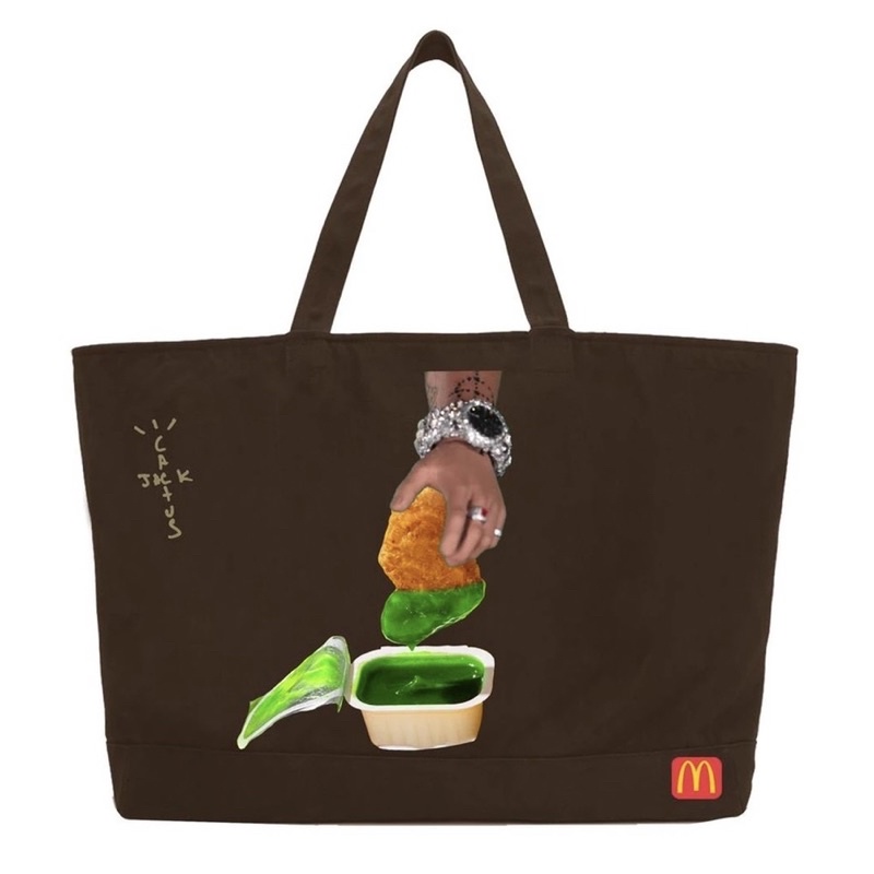 TRAVIS SCOTT X MCD MENU TOTE ORIGINAL MURAH