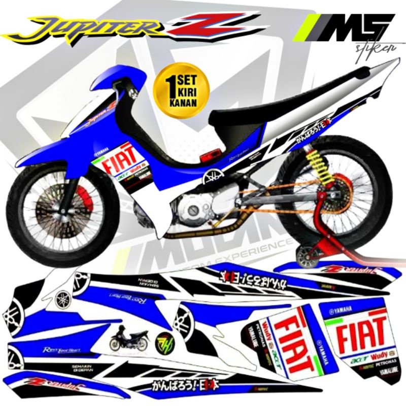 Jual Decal Sticker Striping Variasi Jupiter Z Burhan 2004-2009