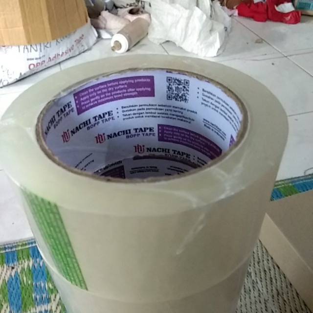 

Lakban 2" = 5 cm bening Nachi Tape