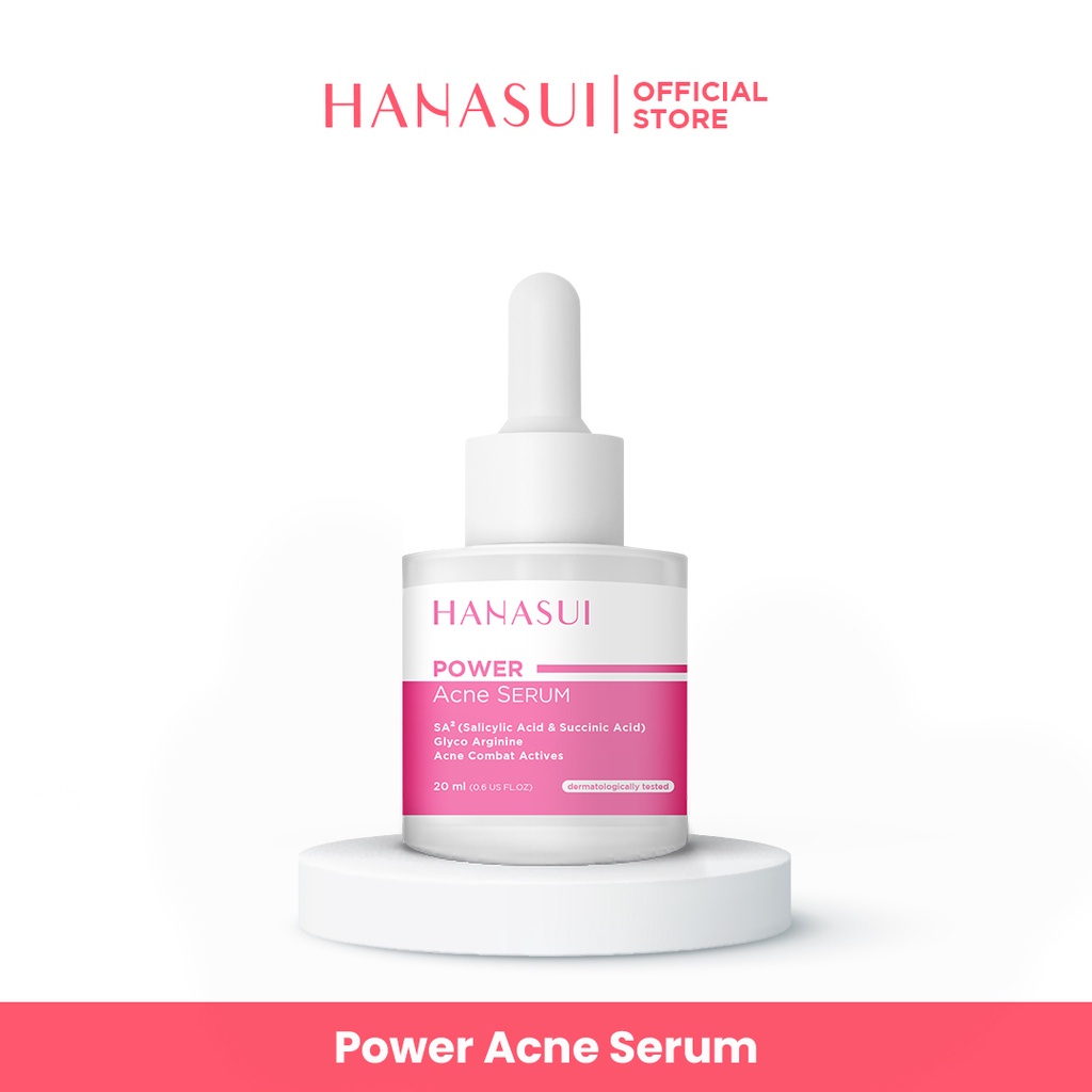 ✨ AKU MURAH ✨ Hanasui Power Acne Serum 20 Ml ORIGINAL (BOTOL PINK)