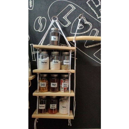 Rak bumbu + botol bumbu