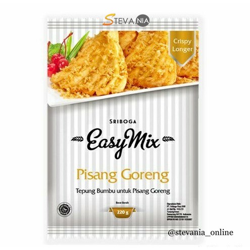 

Sriboga Easy Mix Pisang Goreng 220gr