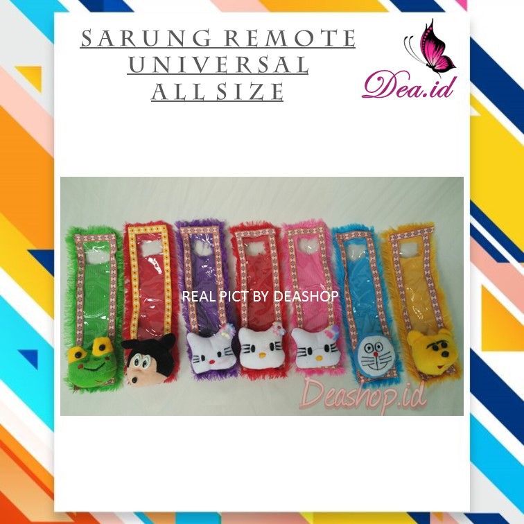 [DEASHOP] [Home Living Decoration] BUNGKUS REMOTE COVER REMOT SARUNG REMOTE KARAKTER