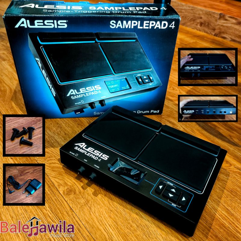 Drumpad Drum Pad ALESIS Sample Pad 4 Alesis SamplePad 4 Compact Percussion Pad ORIGINAL