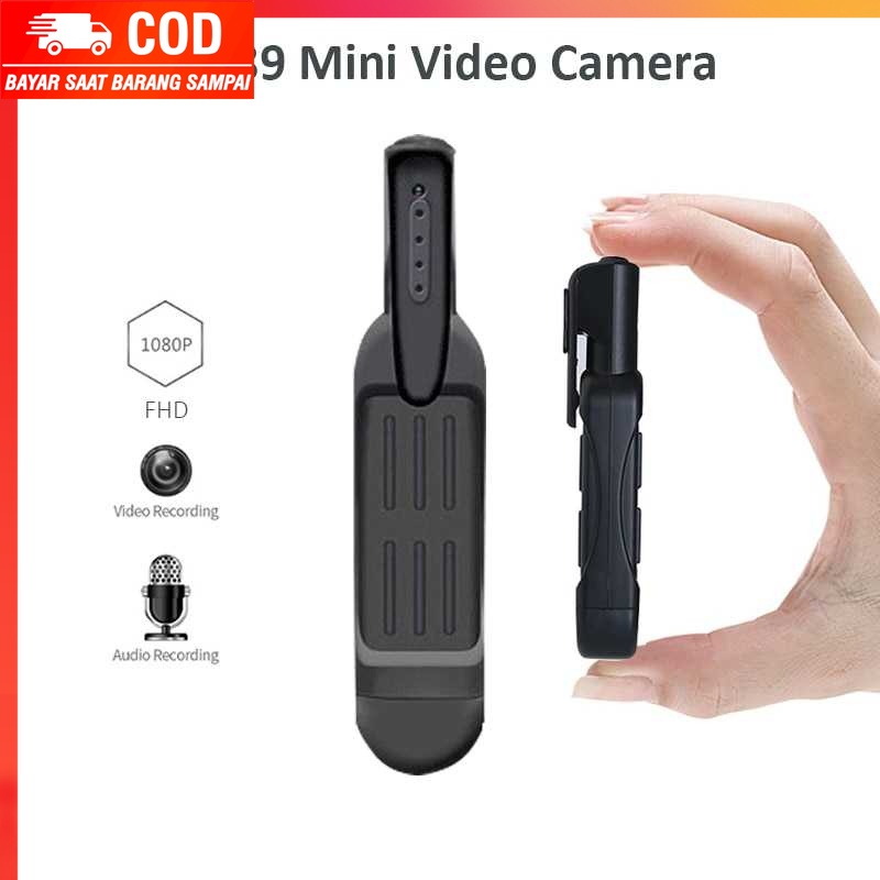 (100% BARANG ORI) Arsmundi Kamera Pengintai Spy Camera Bentuk Pulpen Clip 1080P - T189