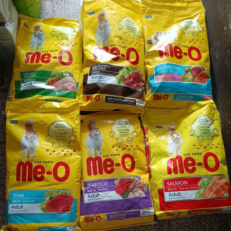 ME-O Meo Cat Food Makanan Kucing MEO Repack 1 Kg Adult Kitten Kitten Persian