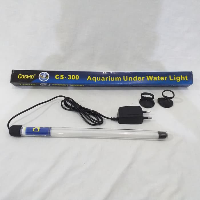 Lampu Aquarium Celup/TL Ikan Celup RCS-300N-6W Warna Colour