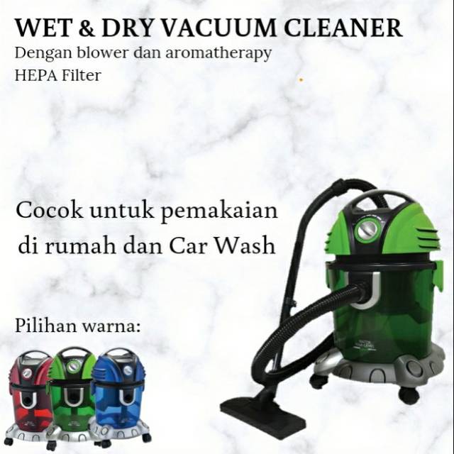 Wet & Dry Vacuum Cleaner / Vacuum Cleaner Basah dan Kering / Vacuum HEPA Filter