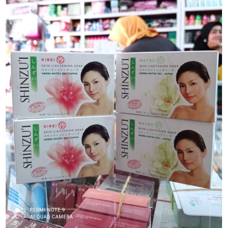 SHINZUI Skin Lightening Bar Soap 85 gr - Sabun Batang shinzui 85GR