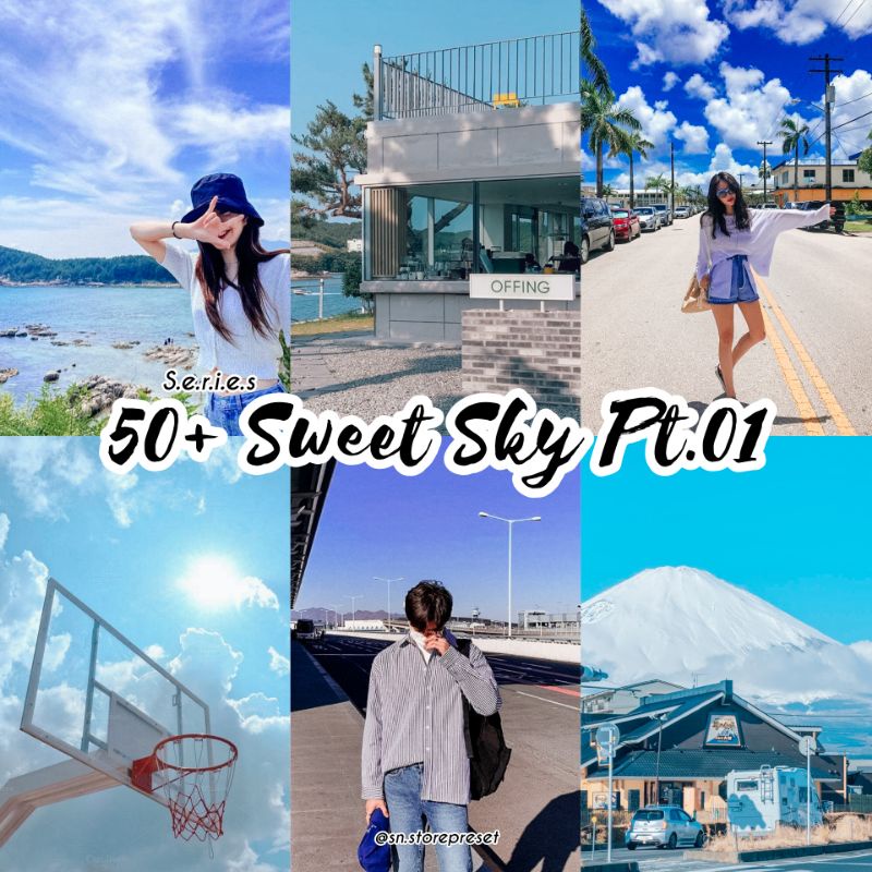 50+ PRESET LIGHTROOM PAKET SWEET SKY PART 1 For IOS &amp; Android