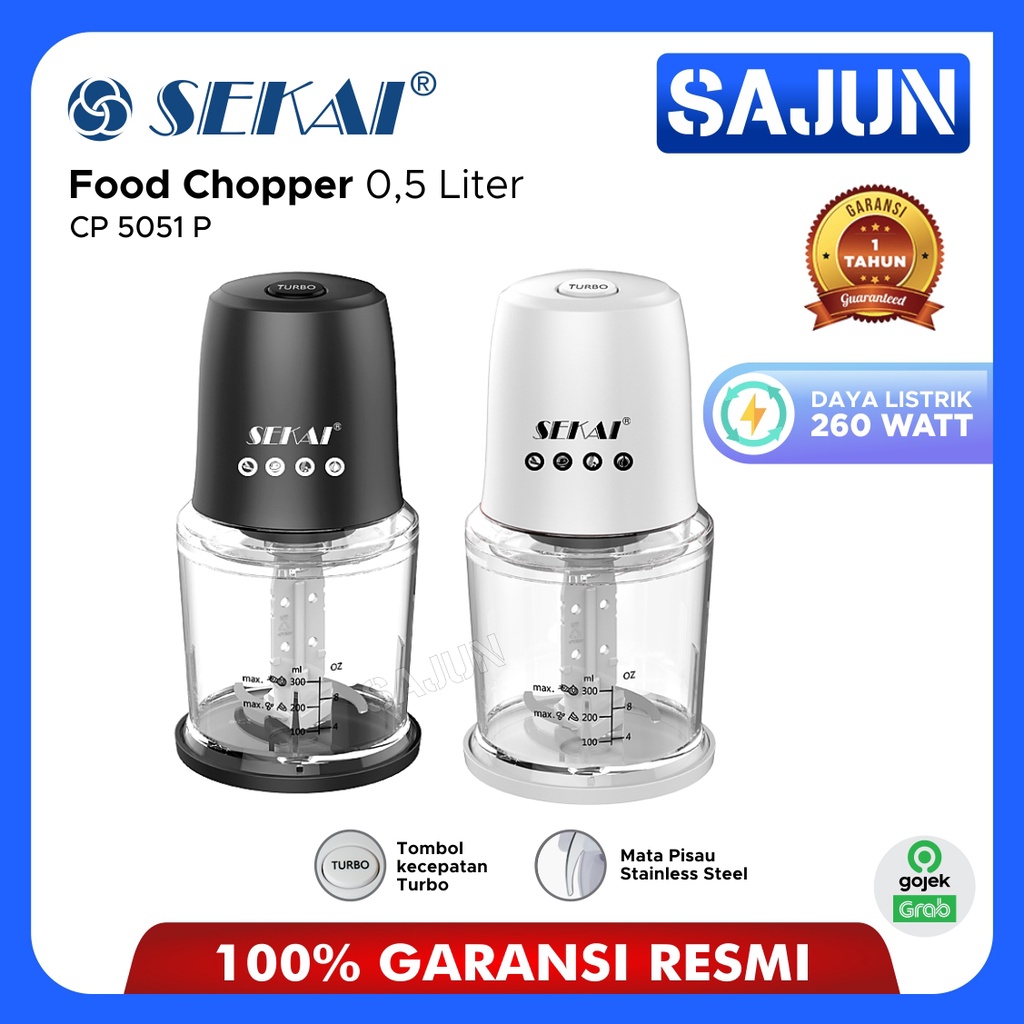 SEKAI Food Chopper 0,5 Liter CP5051P Penggilling Daging CP-5051P