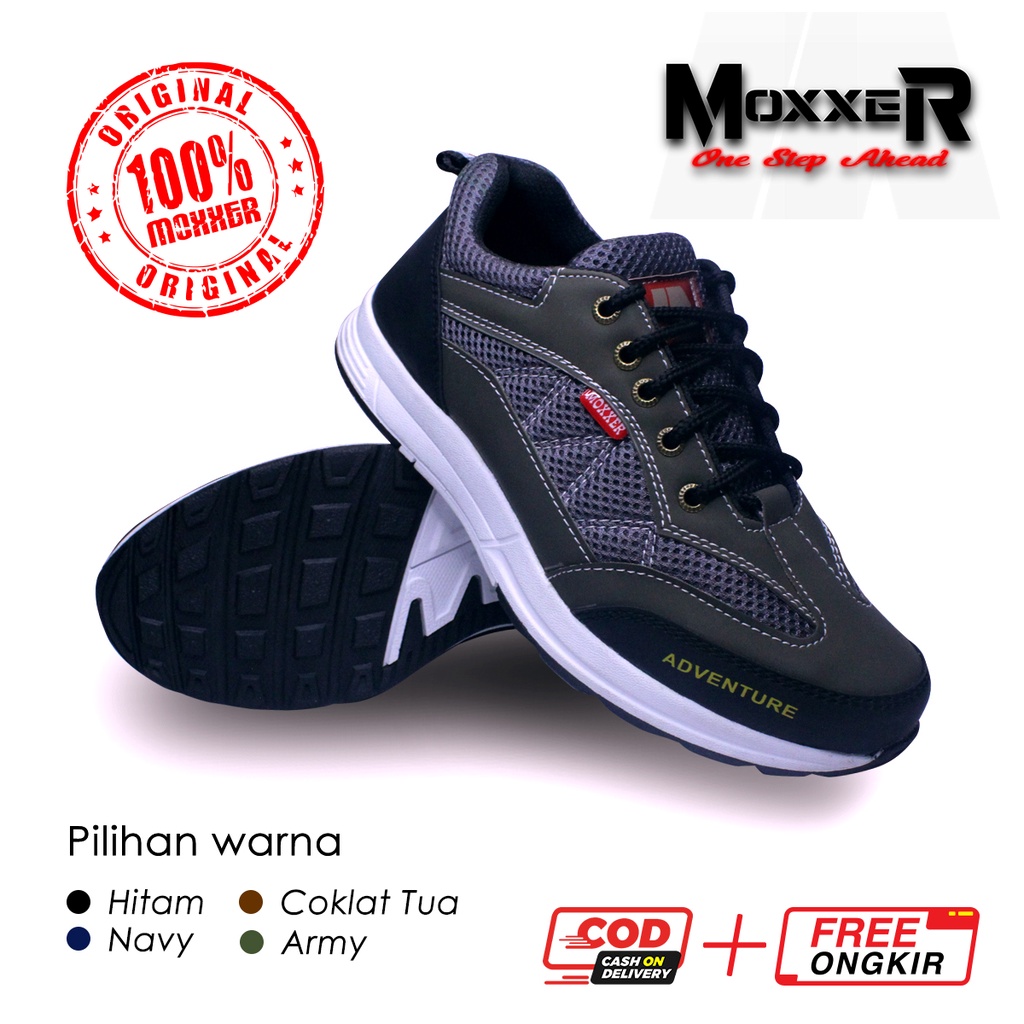 Sepatu Sneakers Pria Keren Kekinian Sport Original Sepatu Joging Hiking Casual Sporty Cowok Terbaru