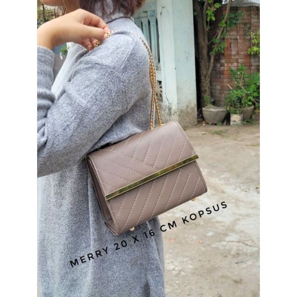 Merry Tas Selempang Wanita Model Rantai