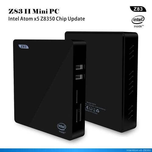 MiniPC Z83 II Z8350 Windows 10 Cherrytrail 2/32GB mounting VESA