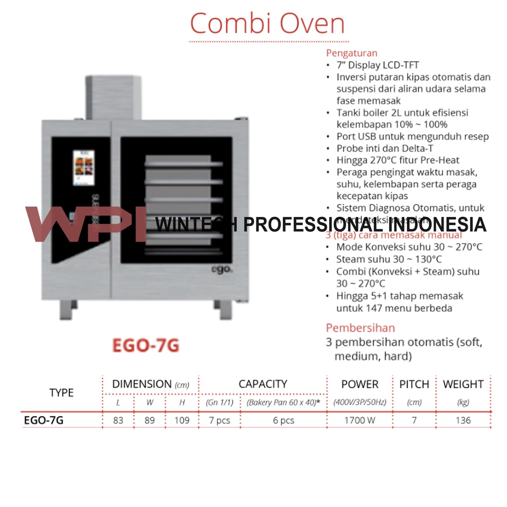 Jual GETRA EGO 7G COMBI OVEN EGO GAS MESIN OVEN ROTI DENGAN GAS