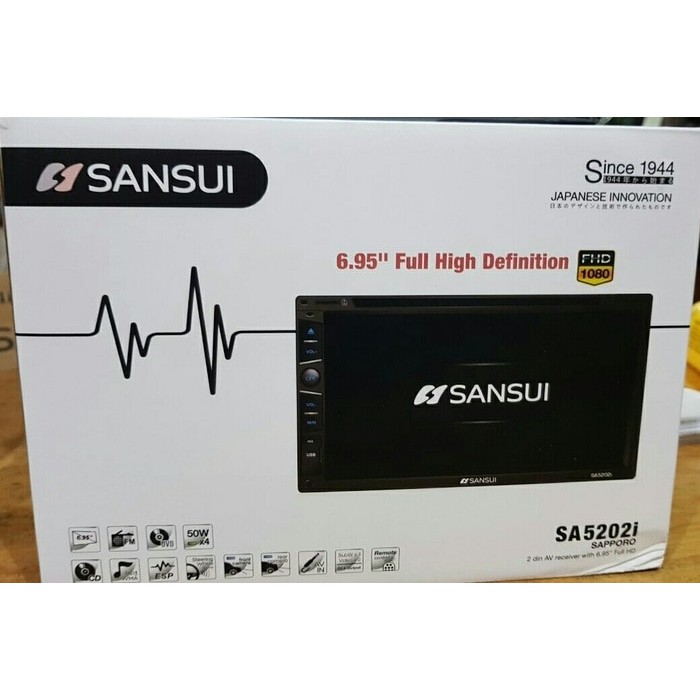 DOUBLEDIN HEADUNIT SANSUI SA-5202I/SA-5202 I/SA OG E-50 5202 I