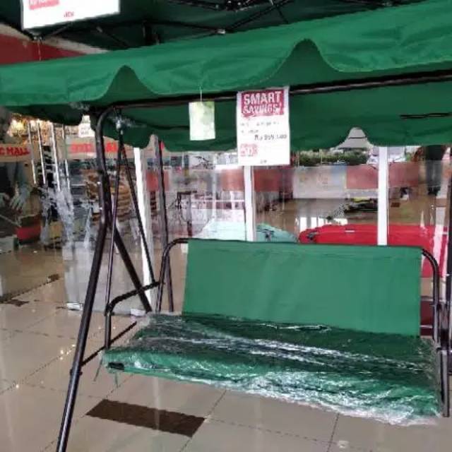 Preloved Swing Chair AceHardware Warna hijau polos Ayunan Bangku Taman Murah