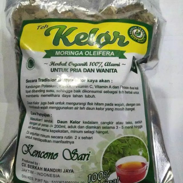 

Teh Daun Kelor Curah Moringa Oleifera Kencono Sari