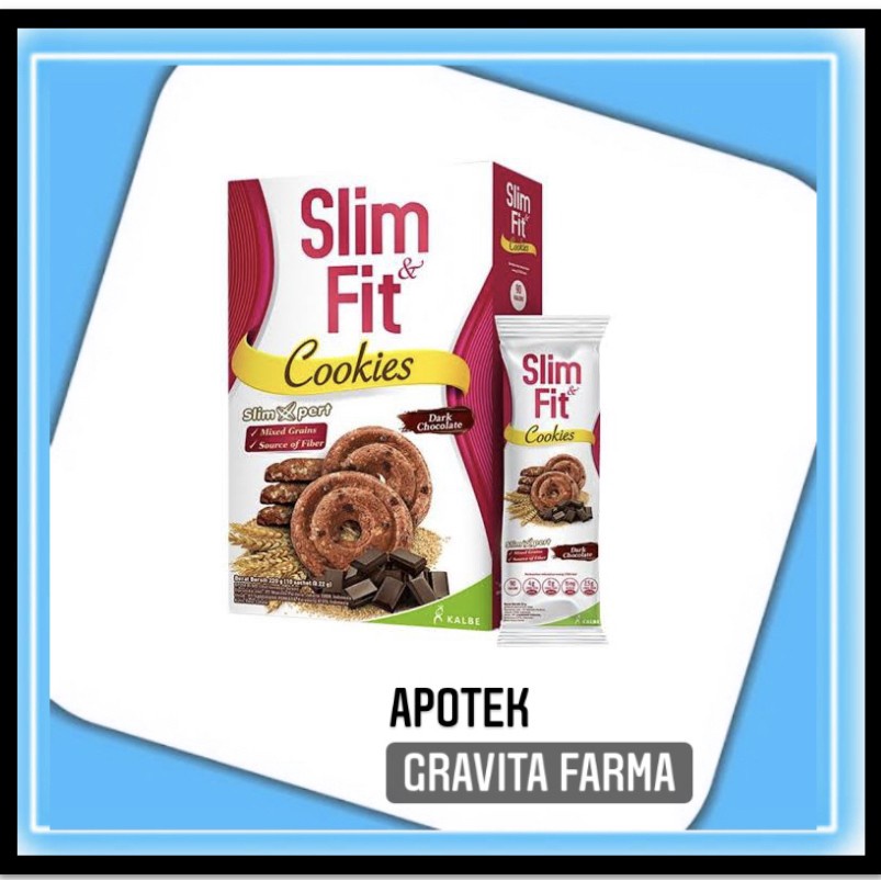 

Slim Fit Cookies Dark Chocolate 22 gram (per sachet)