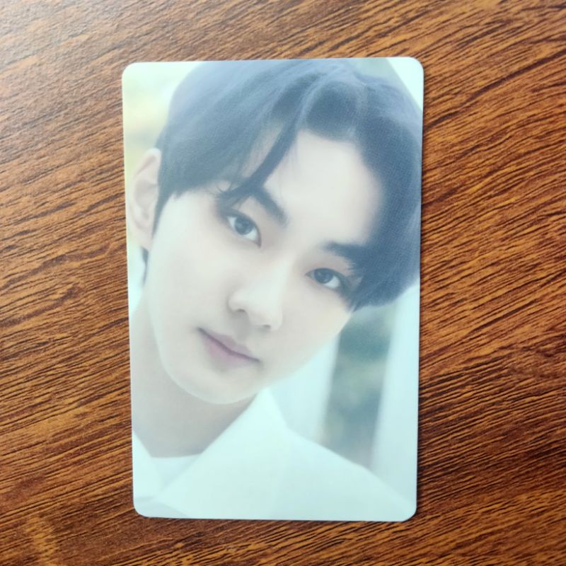PHOTOCARD JUNGWON STANDARD PUTIH & LENTI DOWN