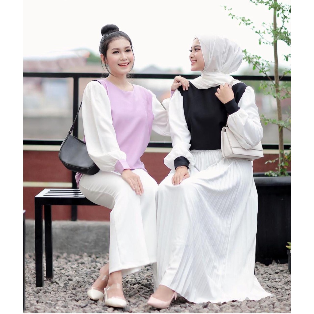 1KG MUAT 5PCS | KELLYA TOP SHIRT RENDA FASHION OOTD SELEBGRAM HITS WANITA MASA KINI