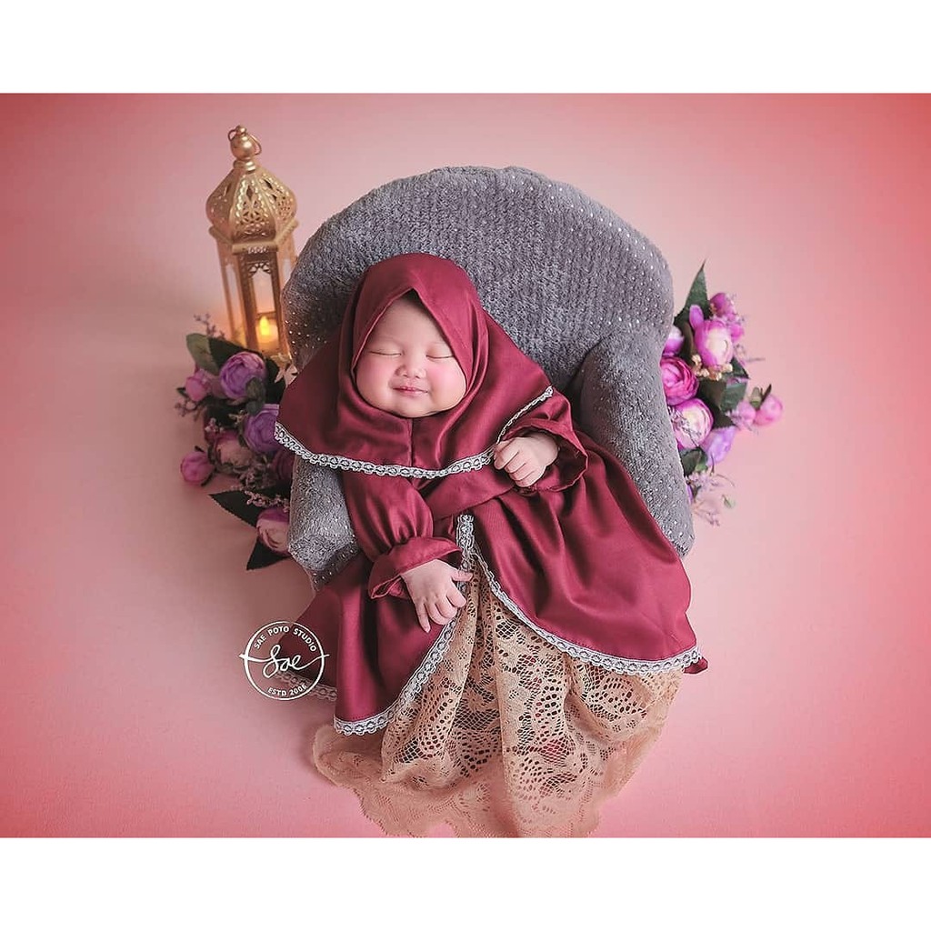 ETHNICKIDSWEAR - KOSTUM FOTO BAYI / GAMIS BAYI DAN ANAK MADAM SUZAN / BAJU MUSLIM ANAK PEREMPUAN SIZ