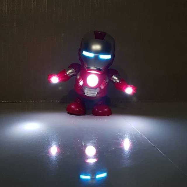 Mainan Hero Dance Ironman Bisa Joget - Dancing Robot Anak Edukatif