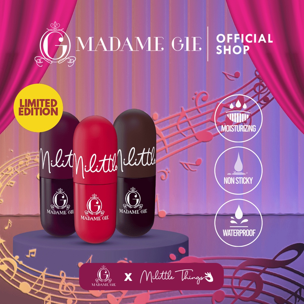 Milittle Things x Madame Gie LIPILL new  LIptint - BPOM