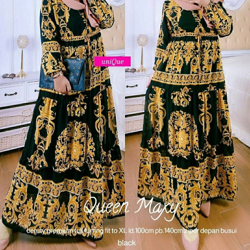 Queen Maxy, maxi dress, maxi muslim, dress muslim, gamis, gamis cantik, gamis murah,gamis modis,ootd