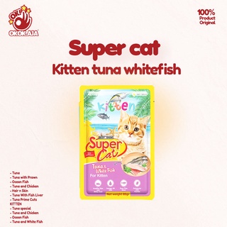 Makanan Kucing basah murah SUPER CAT pouch 85gr isi 12pcs ( 1dus )
