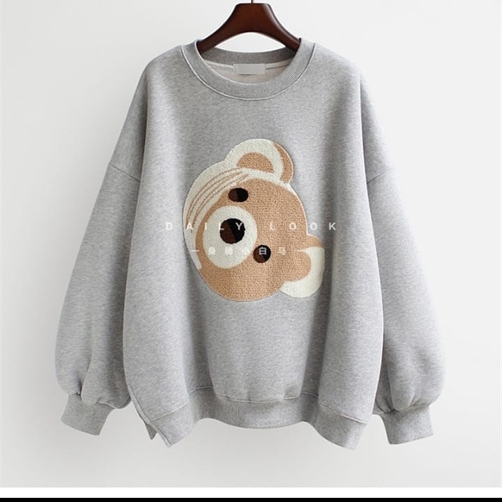 Sweater Wanita  Grosir Terkeren Berkualitas - Bear Head Sweater