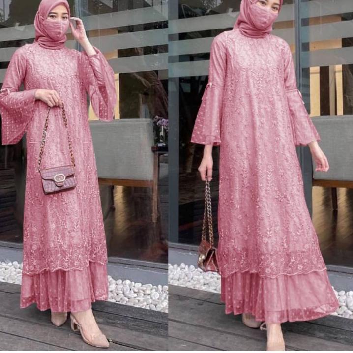 ❄ (M,L,XL,2XL)MAXI GELA/MAXI PESTA MUSLIM/FASHION WANITA/MAXI KEKINIAN.28 ➹