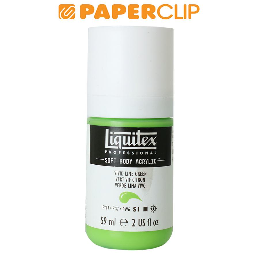 

ACRYLIC SOFT BODY LIQUITEX 59ML S1 1959740LQ VIVID LIME GREEN