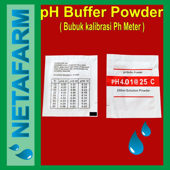 PH Buffer Powder Serbuk Kalibrasi 4.01