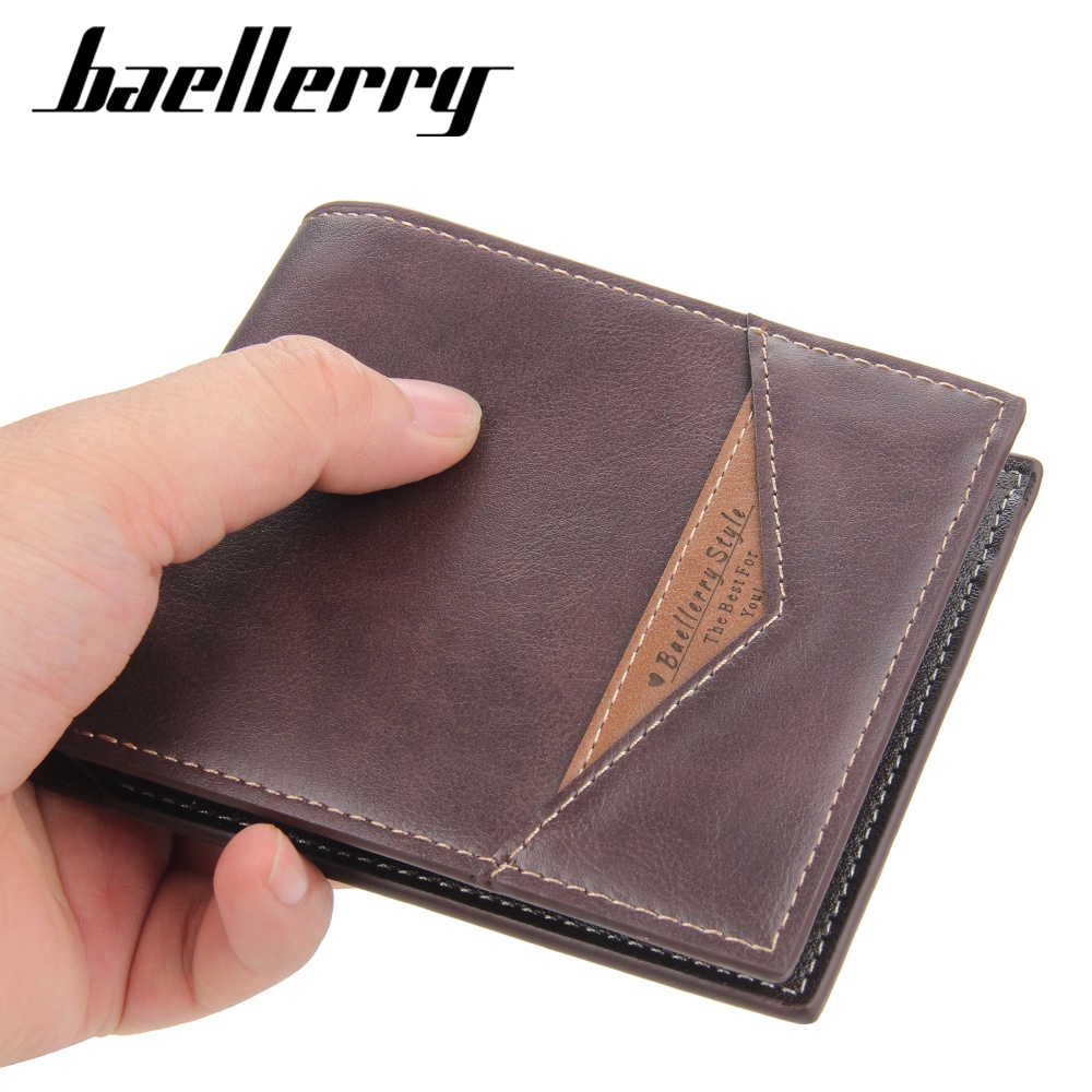 BAELLERRY DR072 Dompet Pria Bahan Kulit PU Leather Premium WATCHKITE WKOS