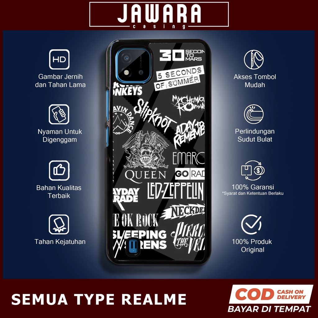 Case Realme C20 C11 2021 Casing Hp Realme C20 C11 2021 Premium Glossy Jawara Casing [MSCB] Kesing Hp